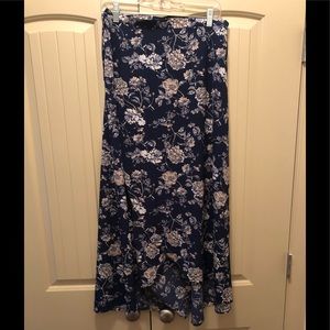 Maxi wrap skirt